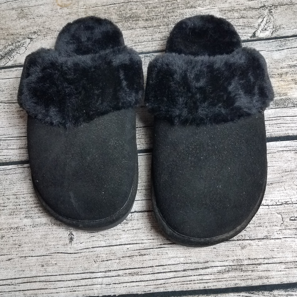 Lamo Women's Fleece Scuff Slippers Size XL